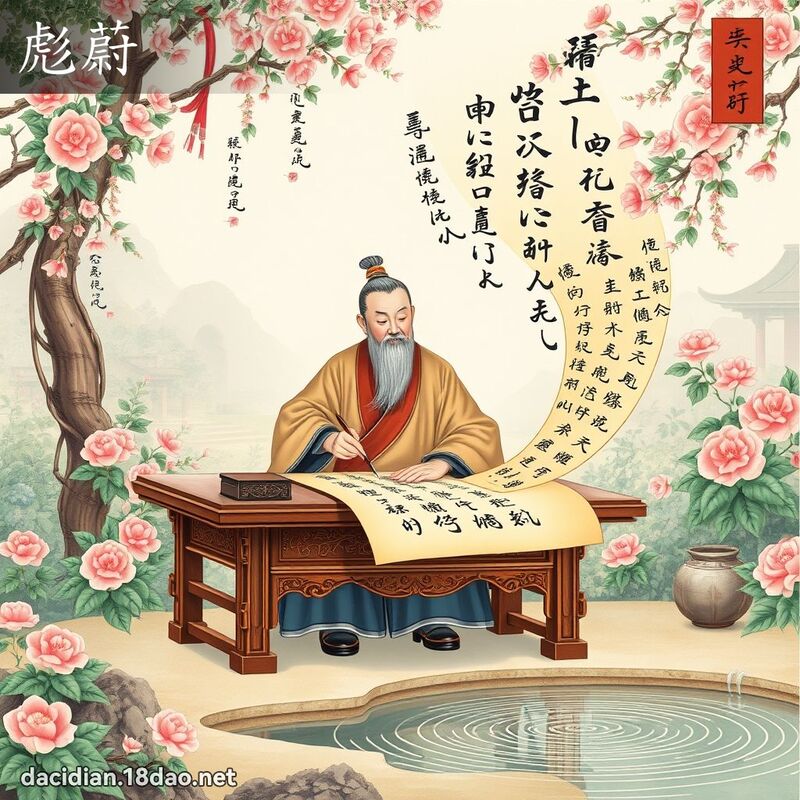彪蔚 - 國語大辭典配圖