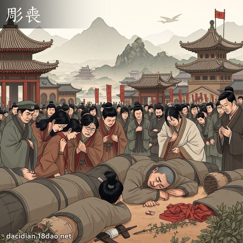 彫喪 - 國語大辭典配圖