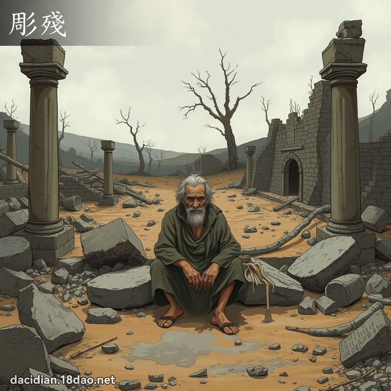 彫殘 - 國語大辭典配圖