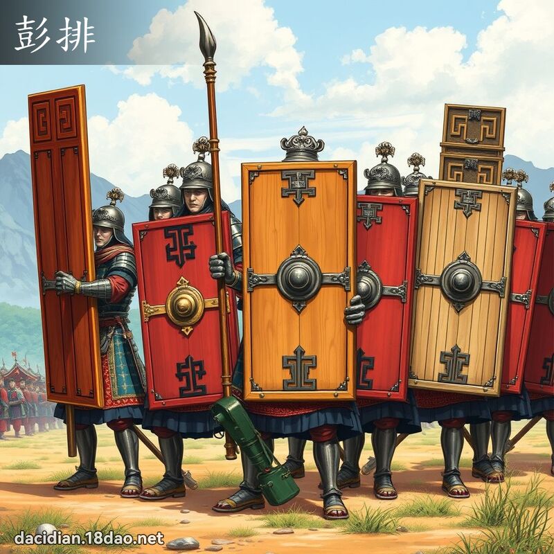 彭排 - 国语大辞典配图