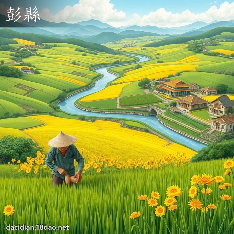 彭县 - 国语大辞典配图