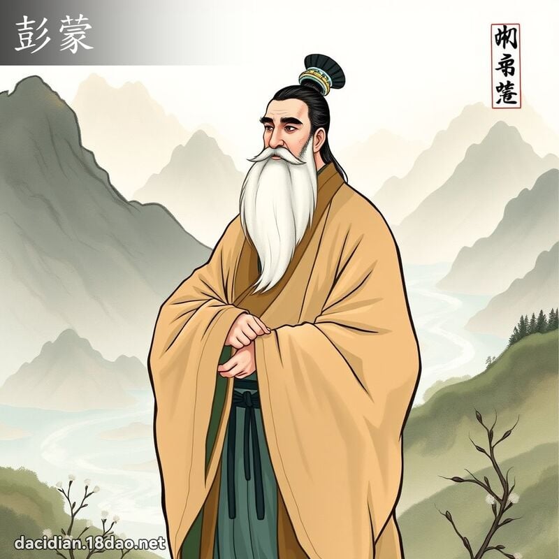 彭蒙 - 國語大辭典配圖