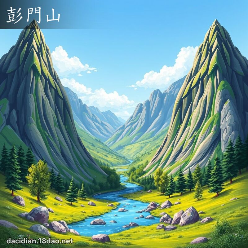 彭门山 - 国语大辞典配图