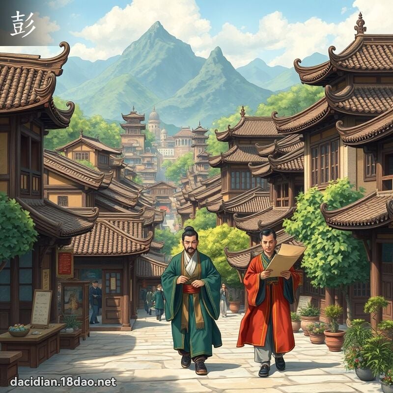 彭 - 國語大辭典配圖