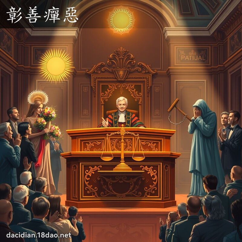彰善癉惡 - 國語大辭典配圖
