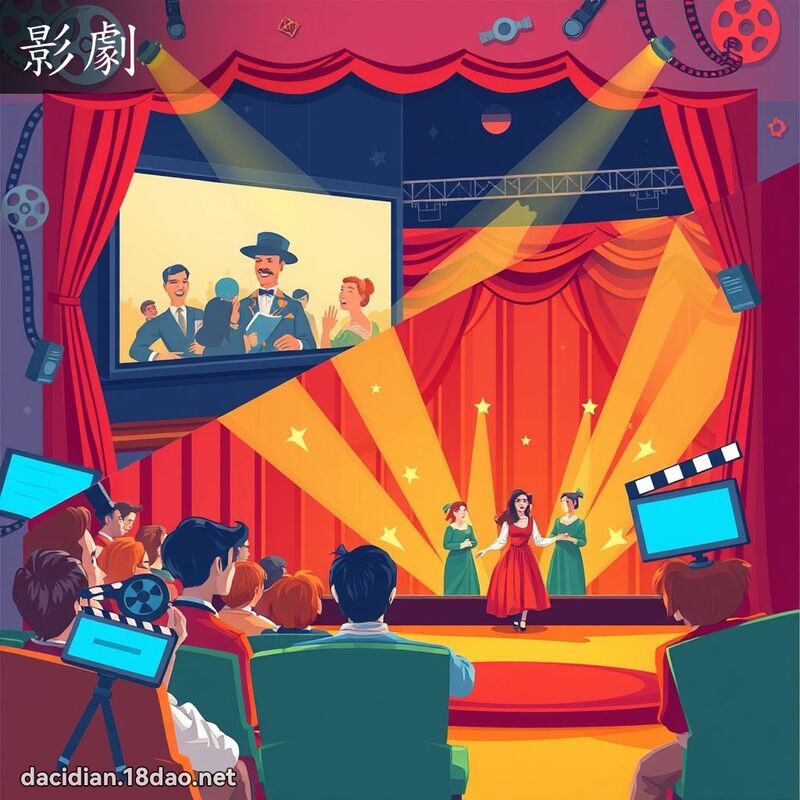影劇 - 國語大辭典配圖