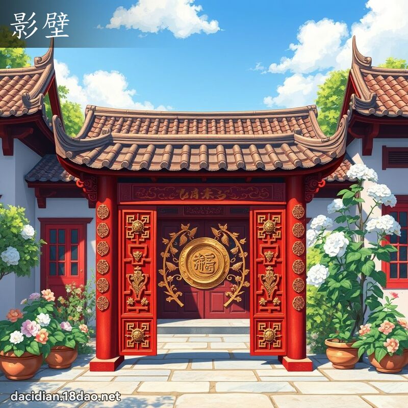 影壁 - 国语大辞典配图