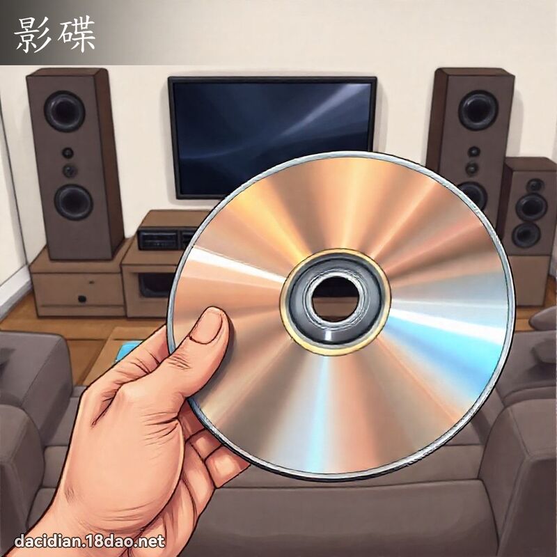 影碟 - 國語大辭典配圖