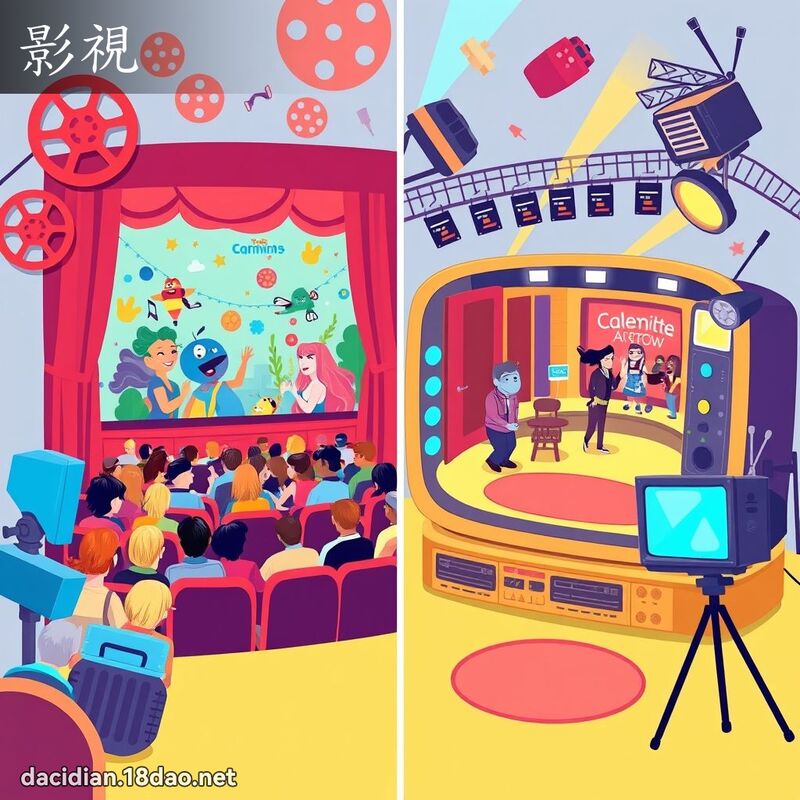 影視 - 國語大辭典配圖