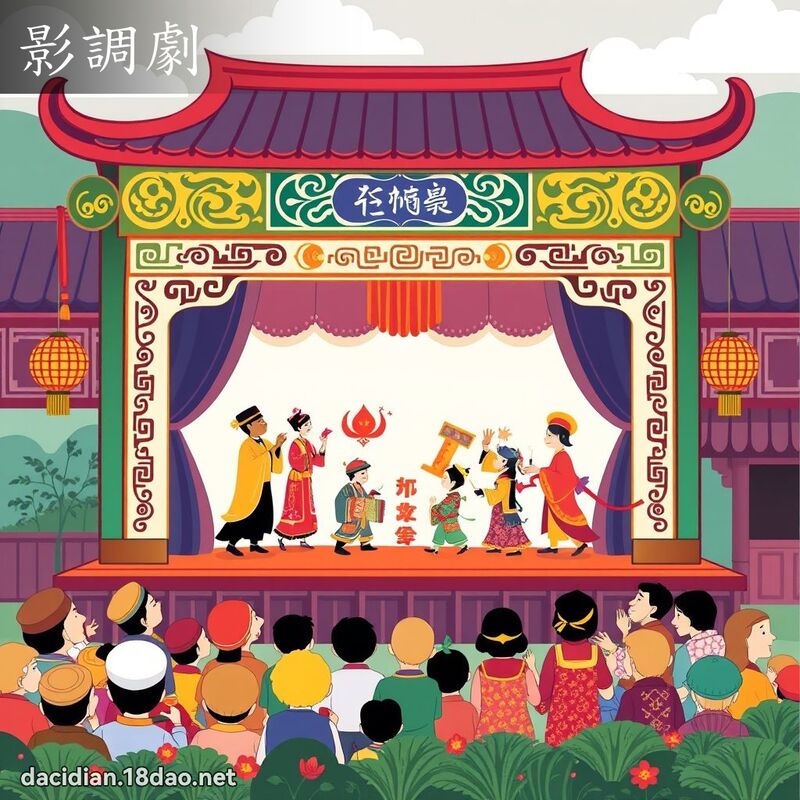影調劇 - 國語大辭典配圖
