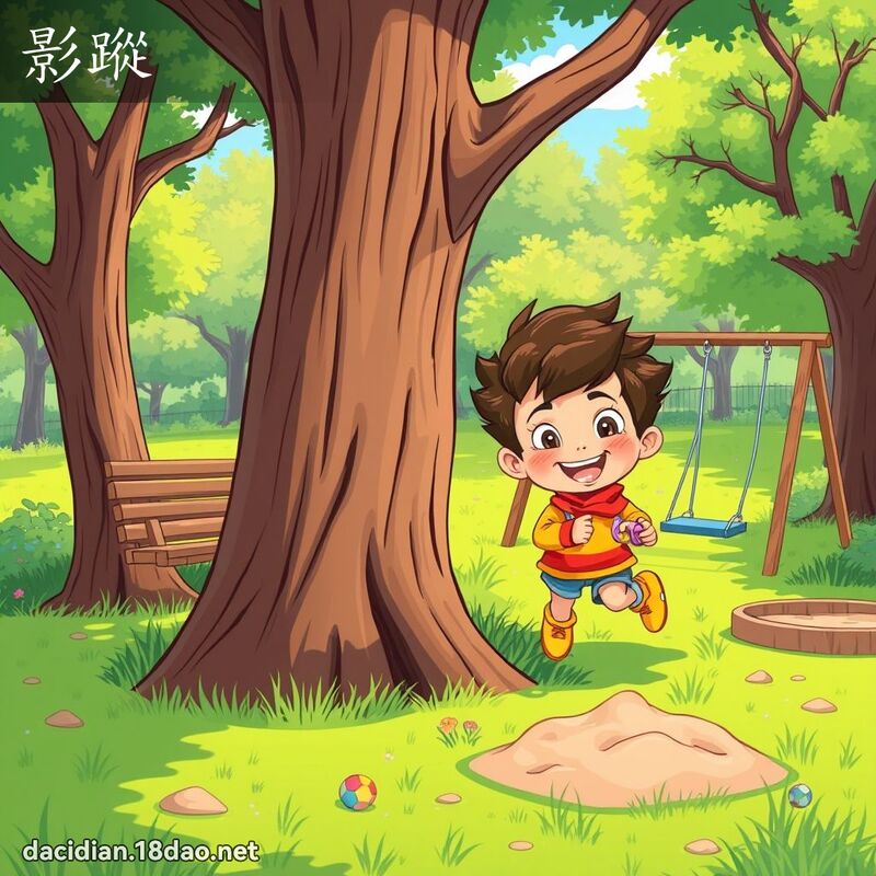 影蹤 - 國語大辭典配圖