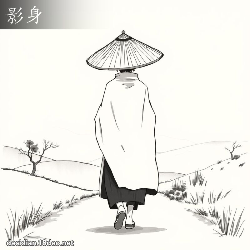 影身 - 國語大辭典配圖