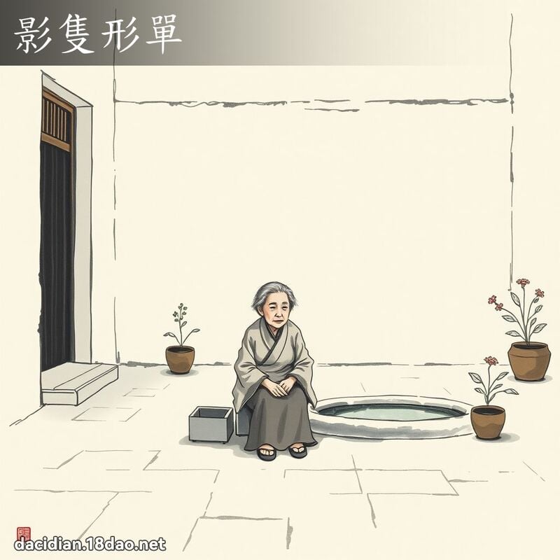 影只形单 - 国语大辞典配图