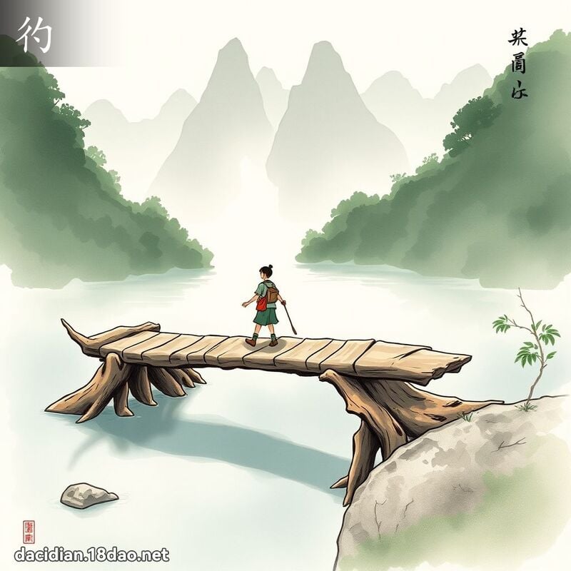 漢字: 彴 (多音字)