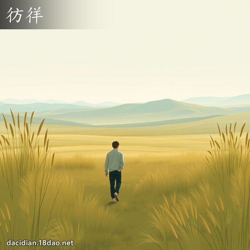 彷徉 - 國語大辭典配圖