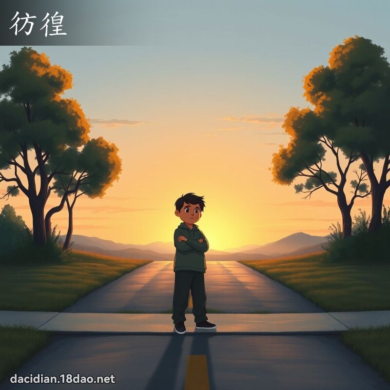 彷徨 - 国语大辞典配图