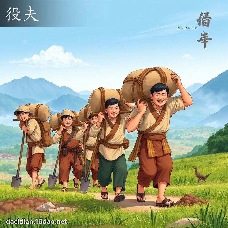 役夫 - 国语大辞典配图