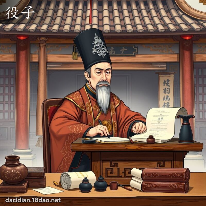 役子 - 国语大辞典配图