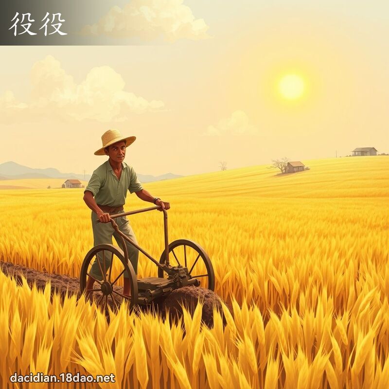 役役 - 國語大辭典配圖