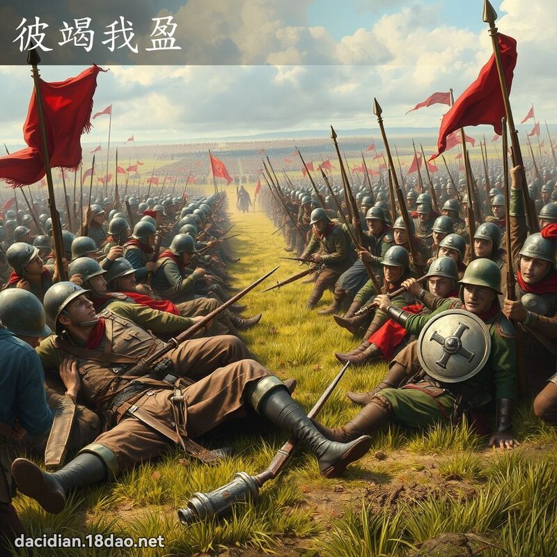彼竭我盈 - 國語大辭典配圖