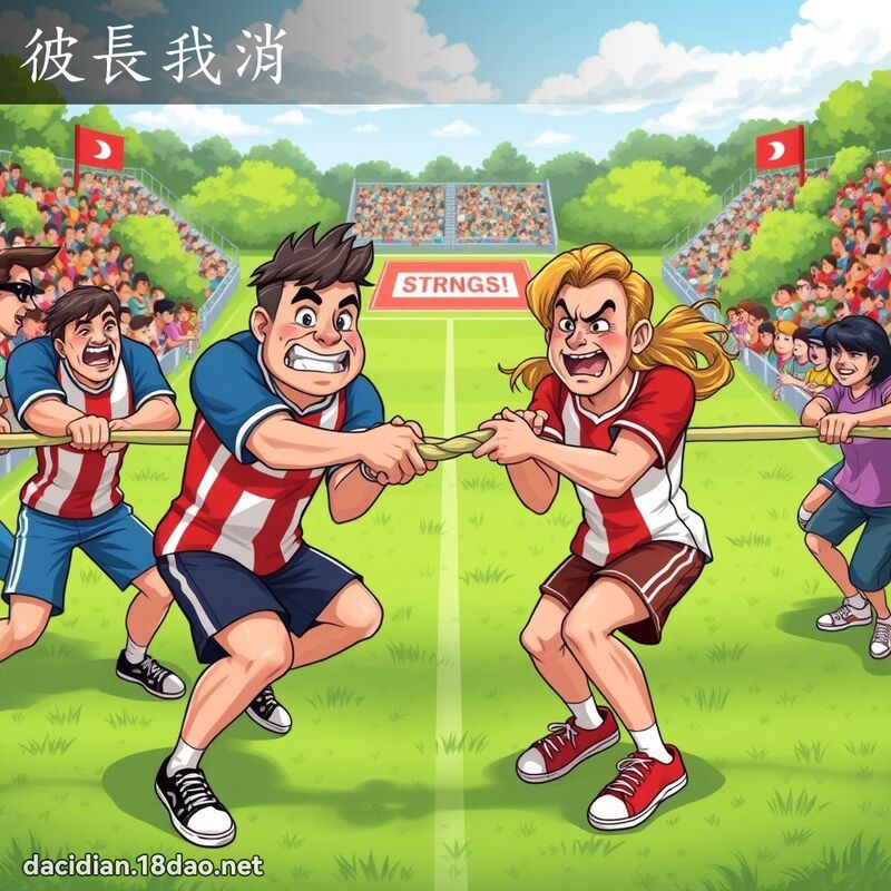 彼长我消 - 国语大辞典配图