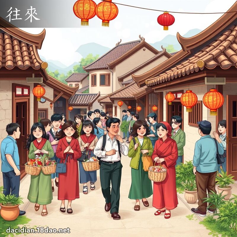 往來 - 國語大辭典配圖