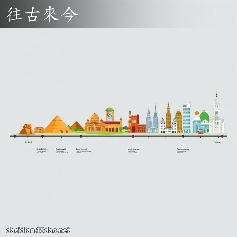 往古來今 - 國語大辭典配圖