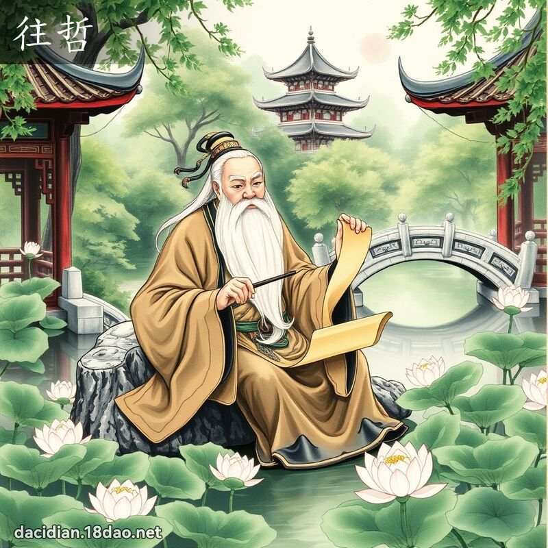 往哲 - 国语大辞典配图
