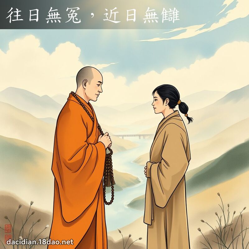 往日無冤，近日無讎 - 國語大辭典配圖