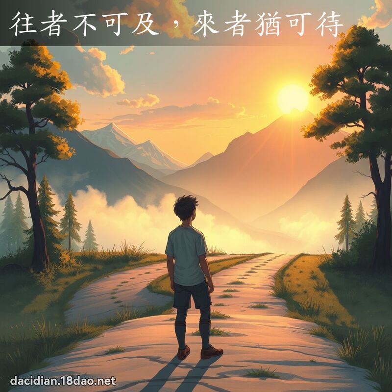 往者不可及，來者猶可待 - 國語大辭典配圖