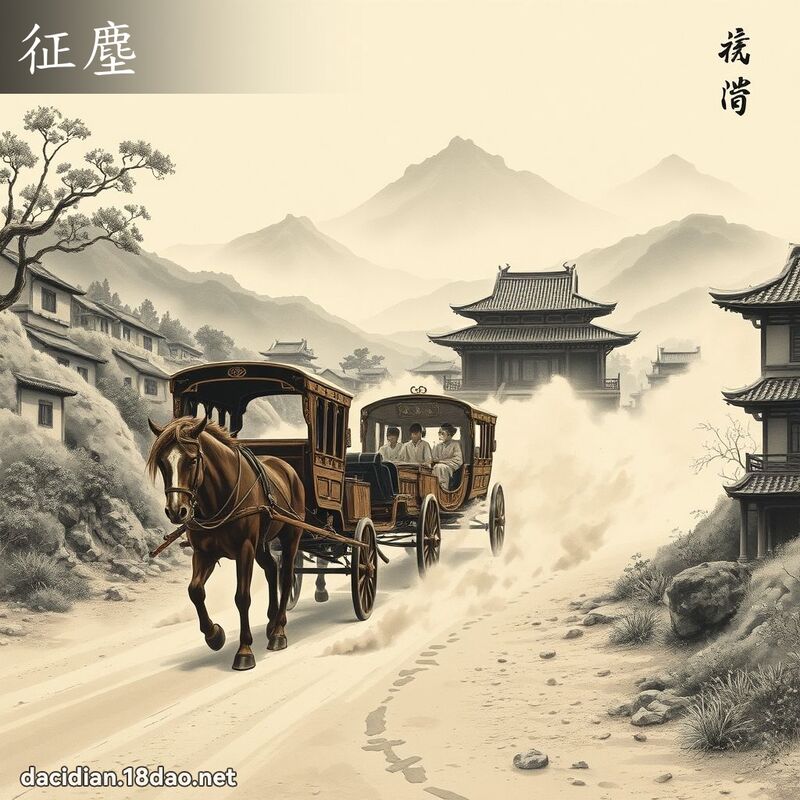 征尘 - 国语大辞典配图