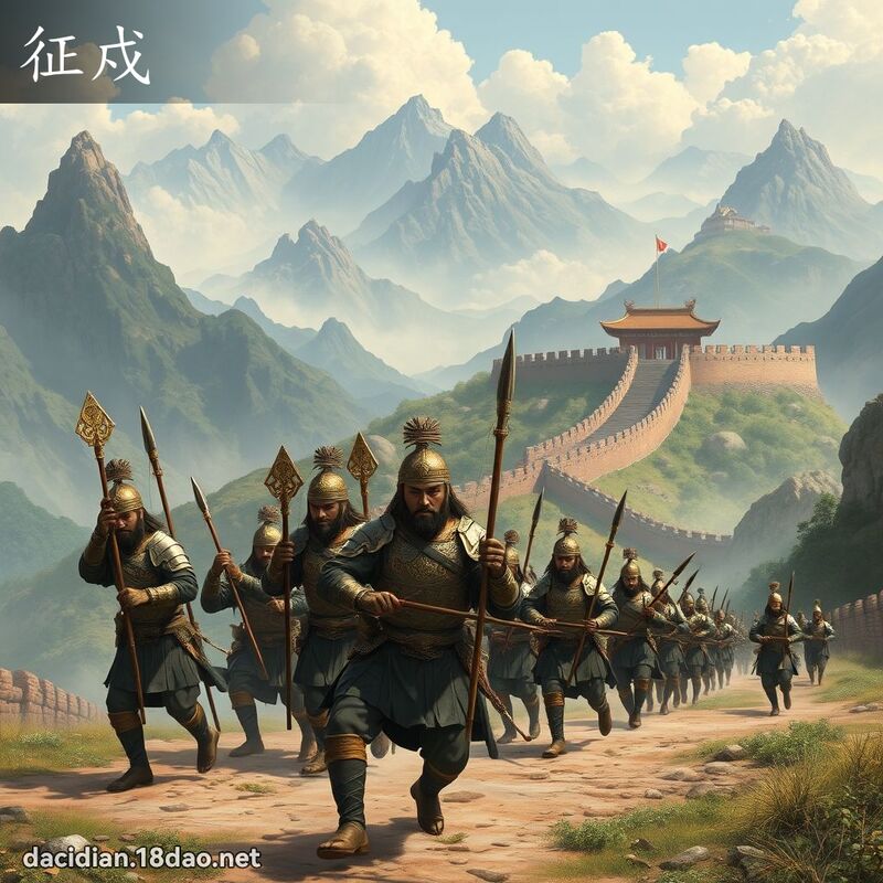征戍 - 國語大辭典配圖