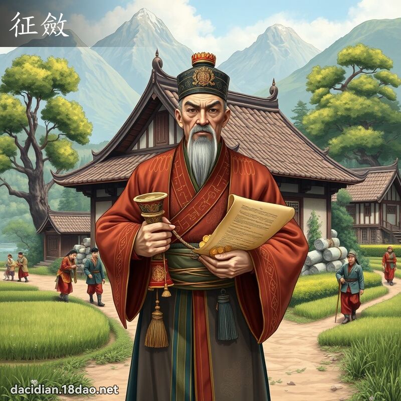 征敛 - 国语大辞典配图