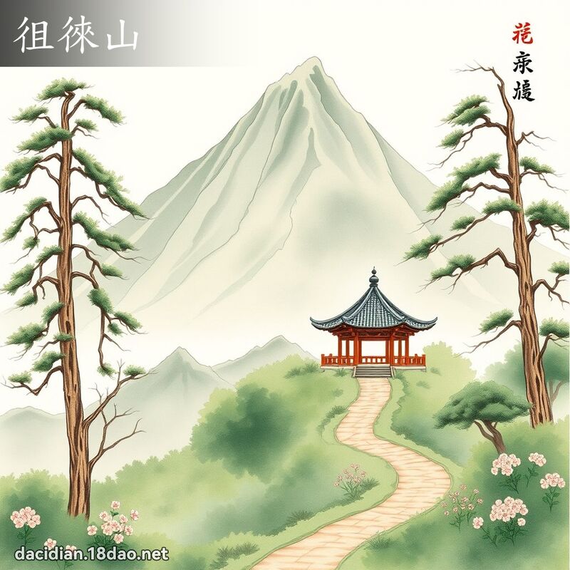 徂徠山 - 國語大辭典配圖