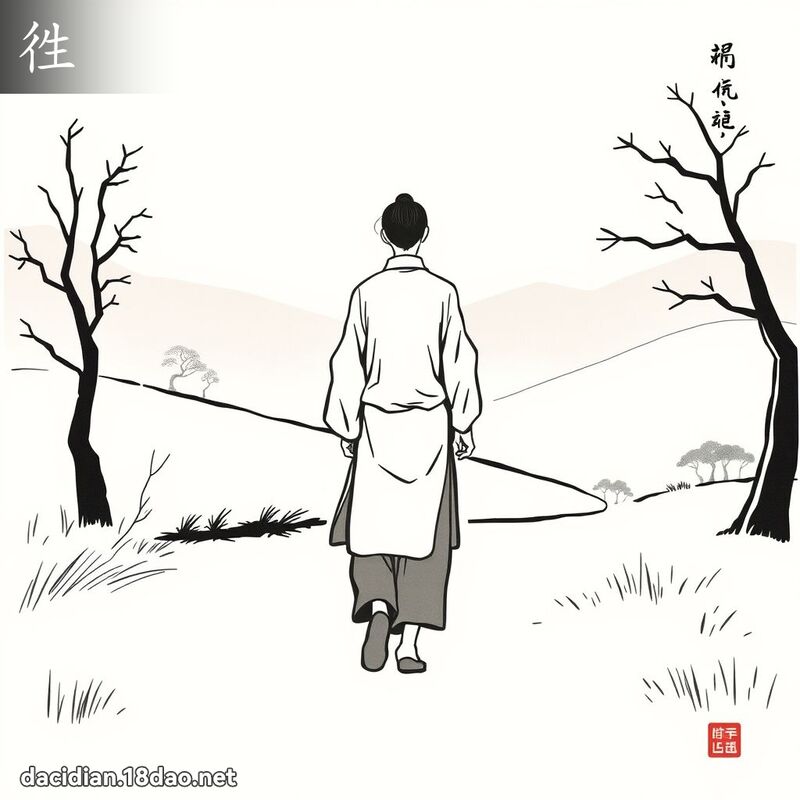 徃 - 国语大辞典配图