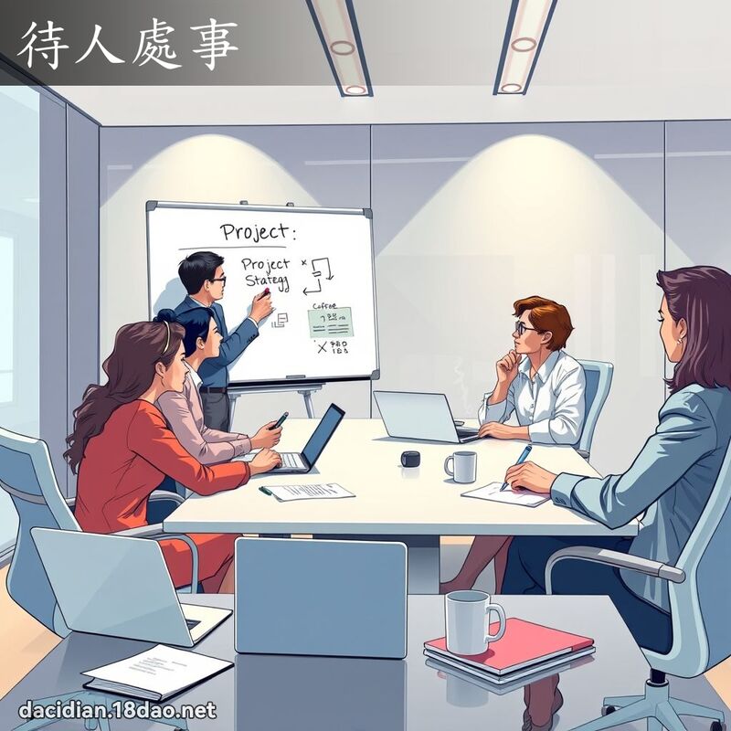 待人處事 - 國語大辭典配圖