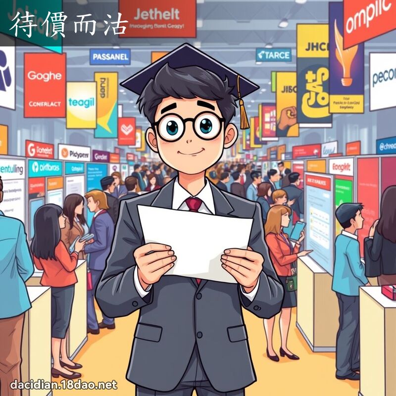 待價而沽 - 國語大辭典配圖