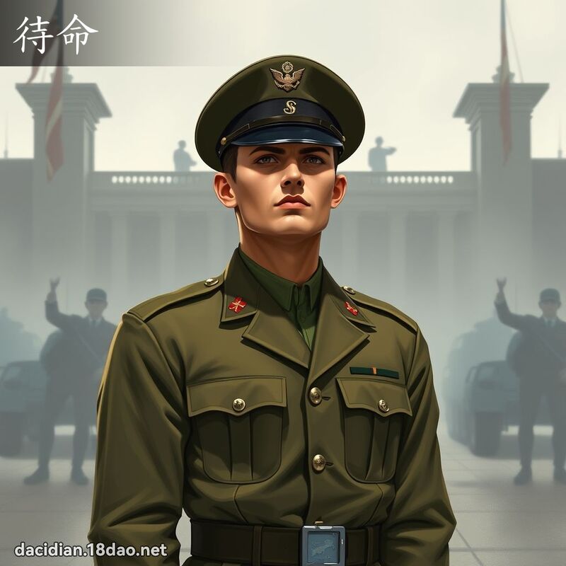 待命 - 國語大辭典配圖