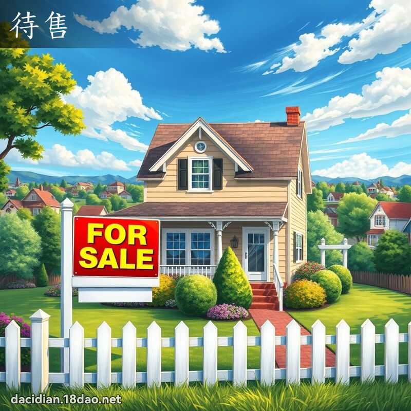 待售 - 國語大辭典配圖
