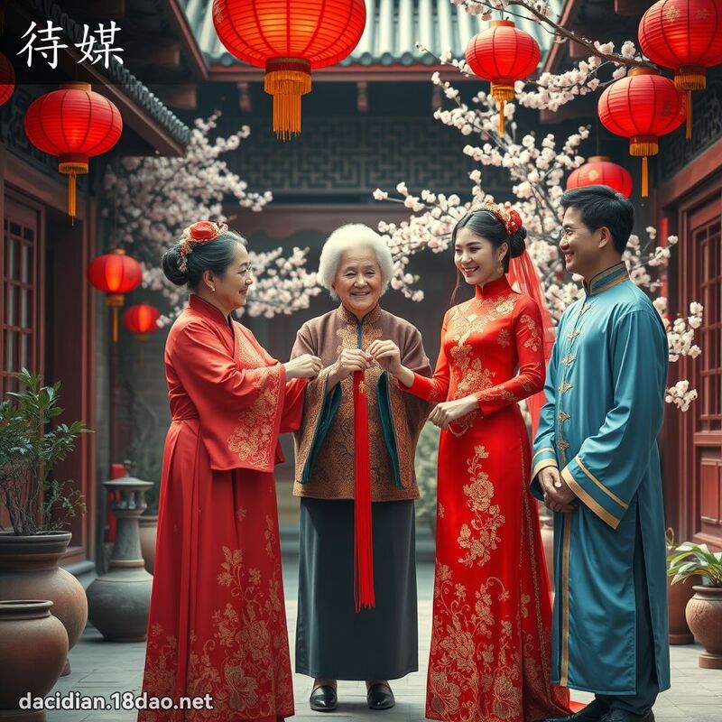 待媒 - 國語大辭典配圖