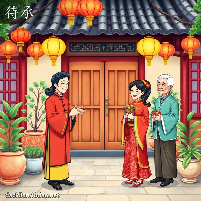 待承 - 國語大辭典配圖
