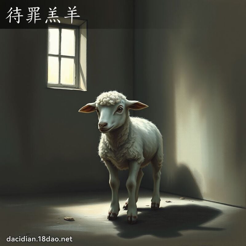 待罪羔羊 - 國語大辭典配圖