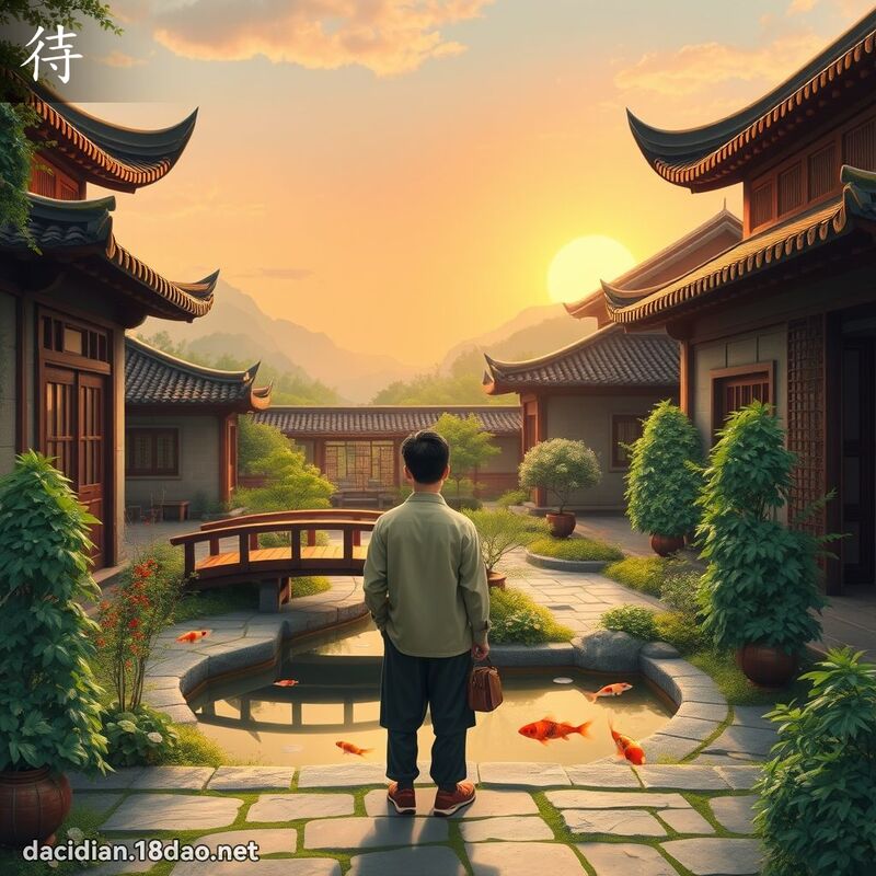 汉字: 待 (多音字)