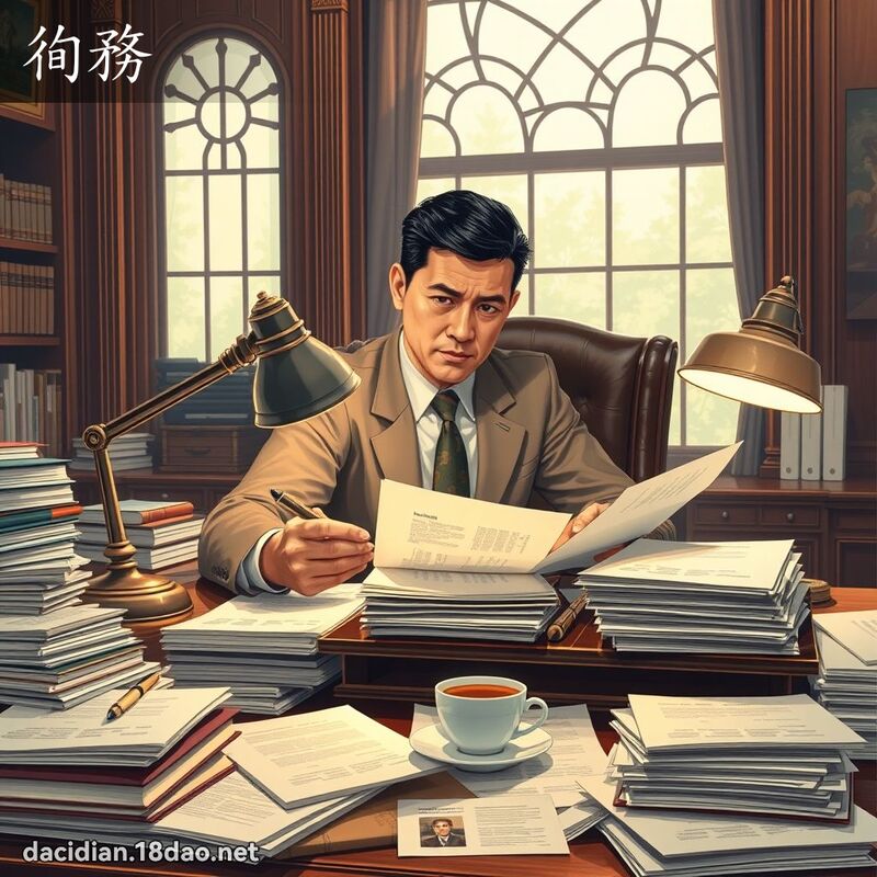 徇务 - 国语大辞典配图