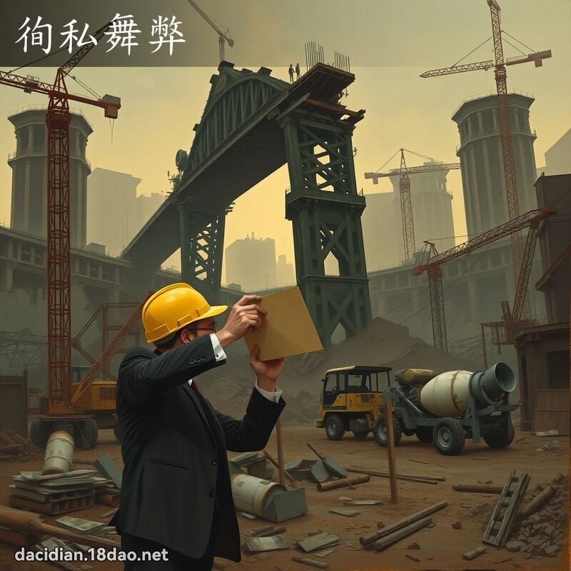 徇私舞弊 - 國語大辭典配圖