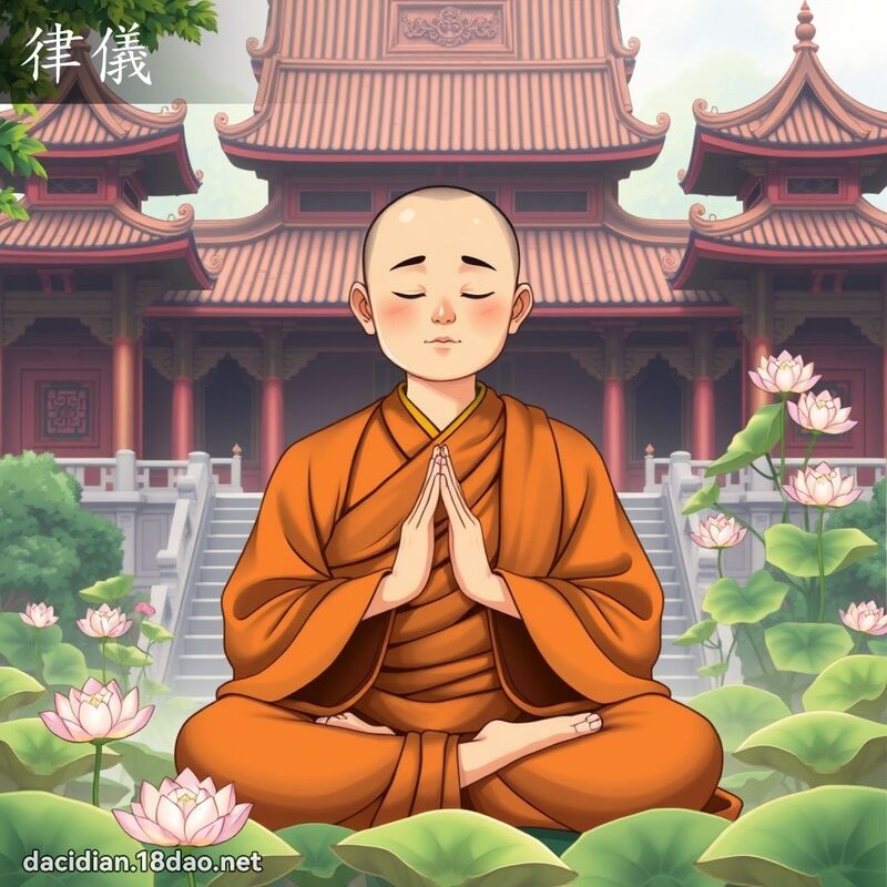 律儀 - 國語大辭典配圖