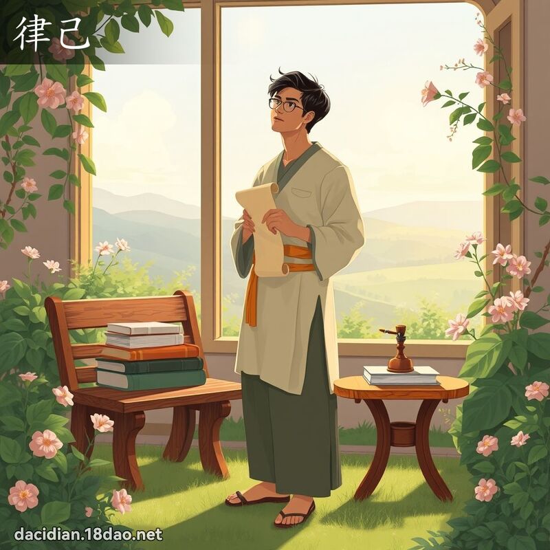 律己 - 国语大辞典配图