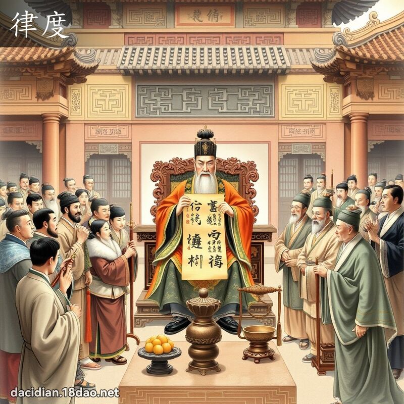 律度 - 国语大辞典配图