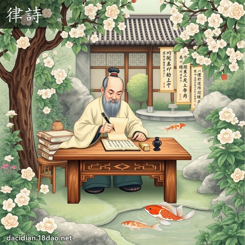 律詩 - 國語大辭典配圖