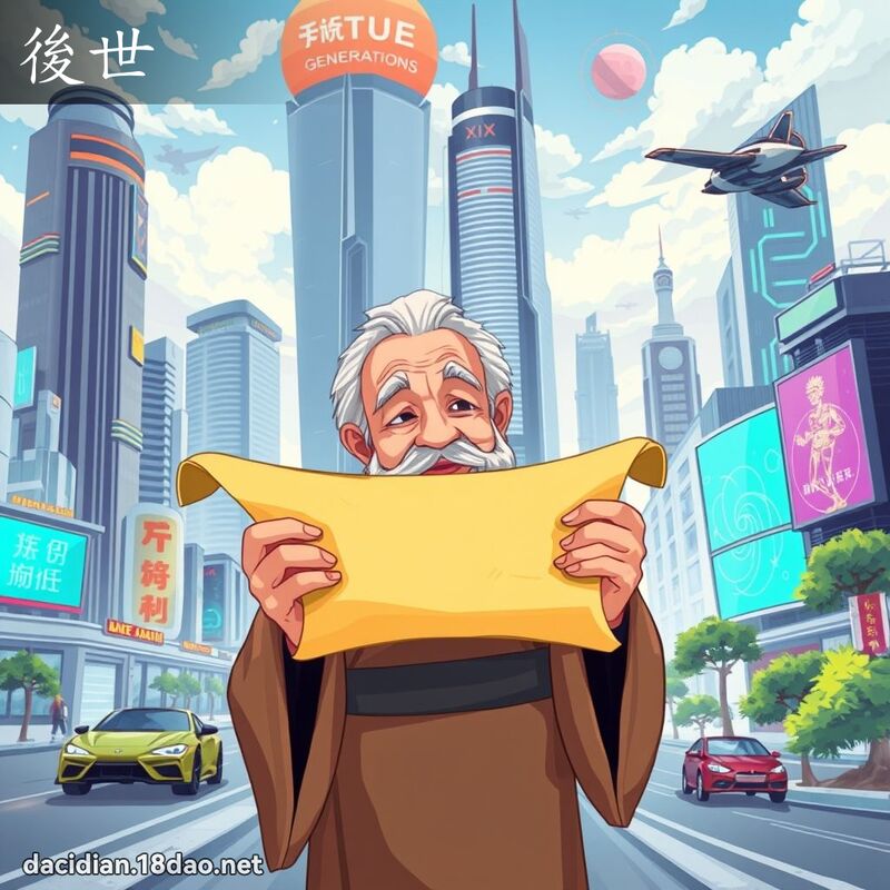 后世 - 国语大辞典配图